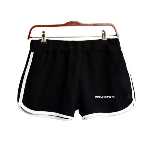 

women's shorts treasure 13 print sport women summer fashion casual simplicity soft skinny, White;black