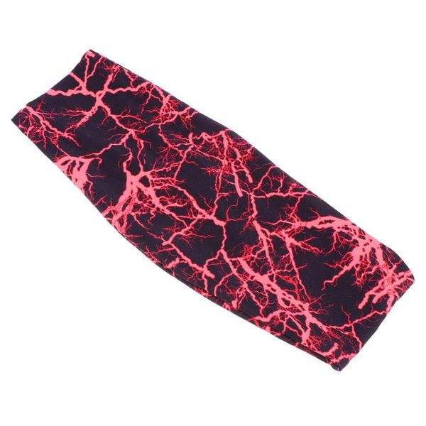 

sweatband elastic wide sports headband hairband yoga exercise sweat, Yellow;black