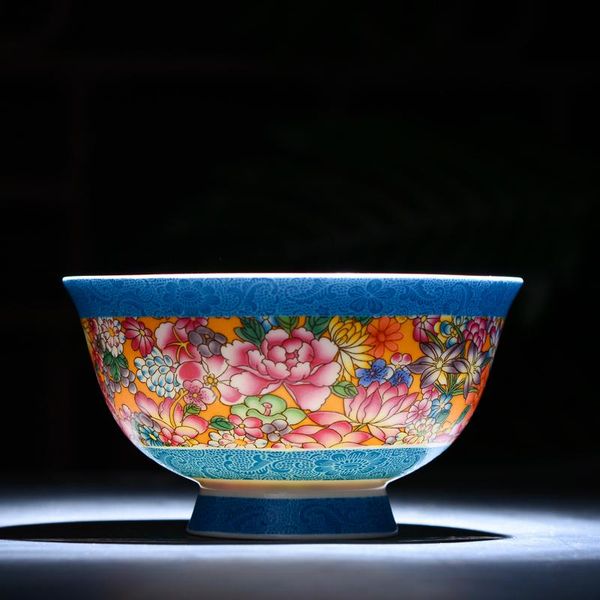 

bowls 2pcs chinese soup classical ceramic bowl enamel tableware ramen bone china dinnerware home decor container art gifts