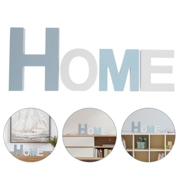 

novelty items 1 set wooden decor letter table sign practical word portable