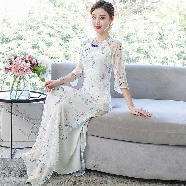 

luxury casual dresses large women's chine style improved cheongsam young republic of china drs, Black;gray