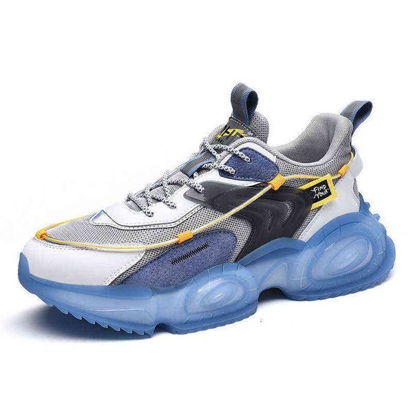 

national fashion sho men's 2021 thick bottom minous daddy ins sports casual coconut