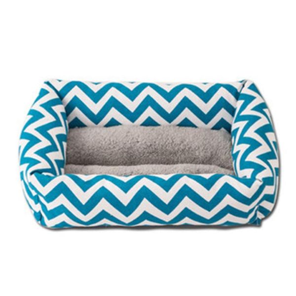 

small animal supplies soft comfortable natural washable burlap wave pattern square shape pet nest dog bed house mat