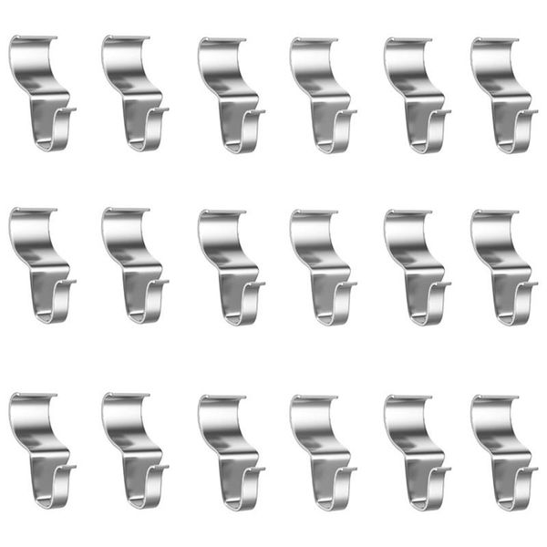 

siding hooks for hanging [60 pack], no-drilling needed hangers siding, low profile heavy duty & rails