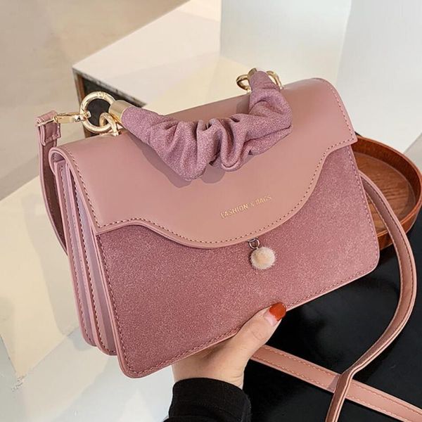 

evening bags retro square tote bag 2021 fashion matte pu leather women's designer handbag travel shoulder messenger