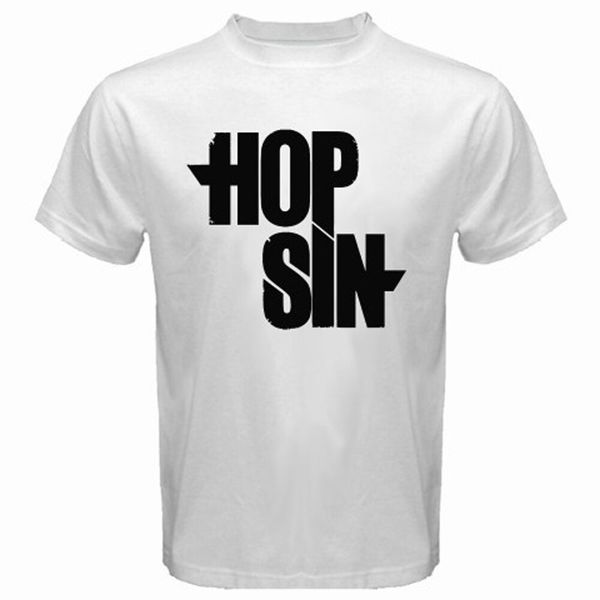 

new hop sin icon men's white t-shirt size s to 3xl, White;black