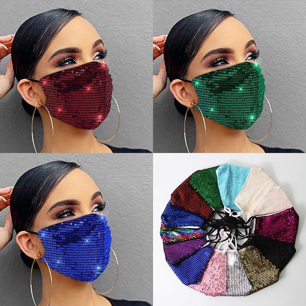 

masks color pet sequin personality bead dust and sunscreen double cotton lining repeated washing decorative accessories