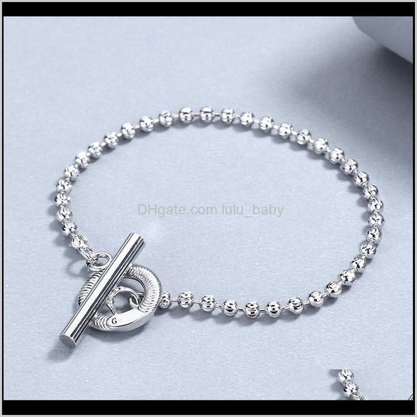 

drop delivery 2021 classic charm sier plated bracelets for bracelet fashion jewelry supply rhkvr, Golden;silver
