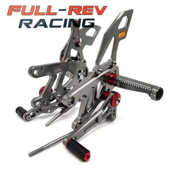 

pedals motorcycle rearset footpegs full rev racing for aprilia rsv4 aprc abs 13-16 rearsets sliver