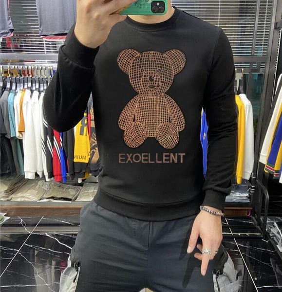 

fall and winter men's hoodies casual sweatshirts 2021 brand sportswear, Black