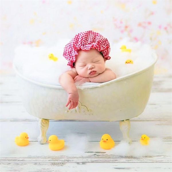 

caps & hats baby bathtub born pography props po shooting container sofa chair posing shower basket furniture studio accessories, Yellow
