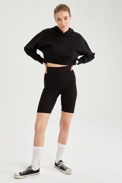 

women's leggings basic high waist cycling tights t6706az20wn, Black