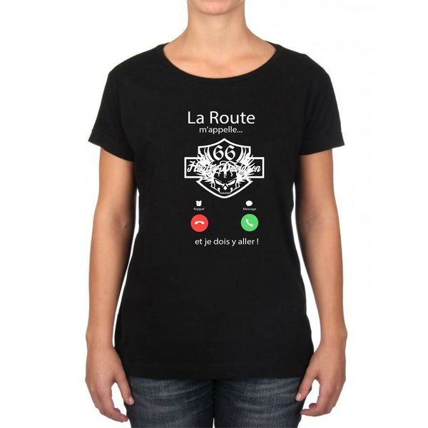 

womens t-shirt highway calls me..., White;black