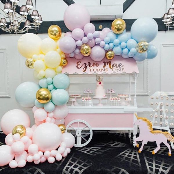 

party decoration 182pcs macaron colorful balloon garland arch kit balloons wedding birthday decorations mariage baby shower supplies
