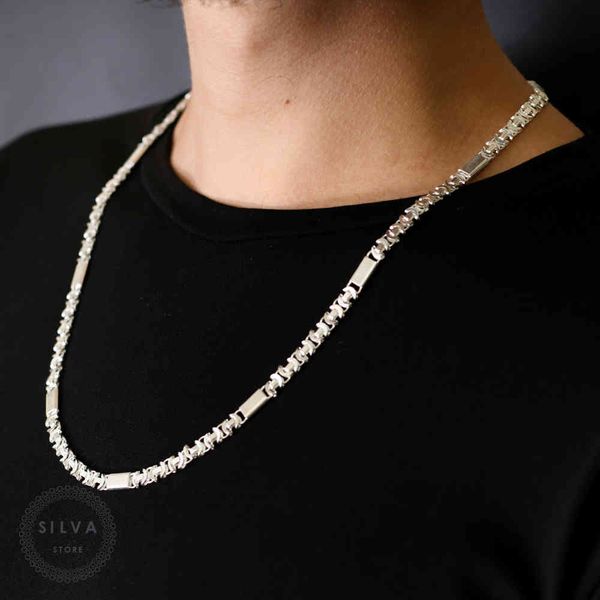

necklaces silva original 925 sterling silver 6mm euro king chain necklace for men s925 fashion jewelry mens chains