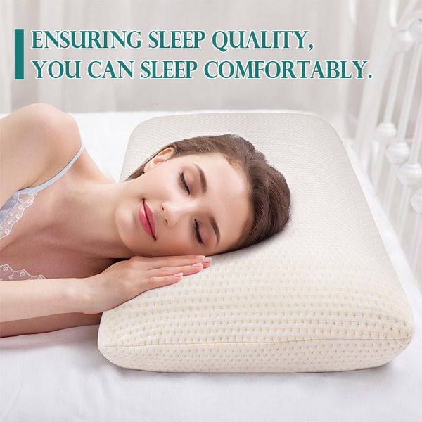 

pillow power of nature 13cm high pillows for sleeping neck memory foam with white cover home decor large 70*40cm