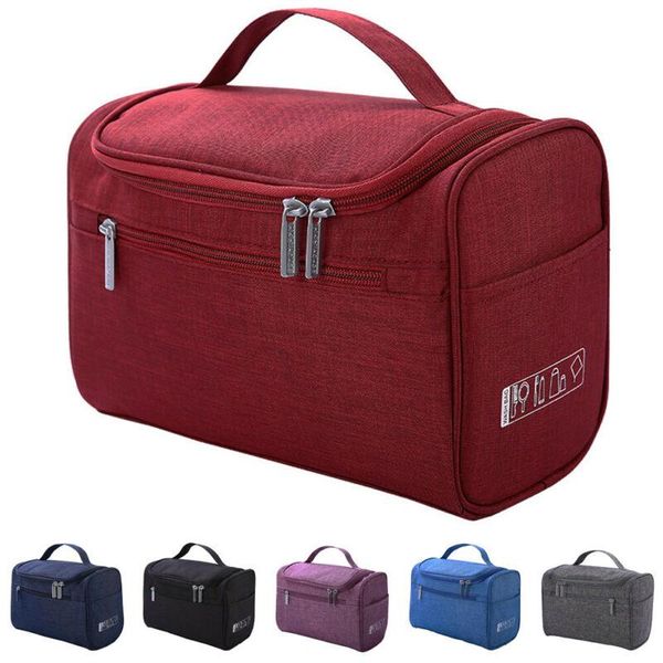 

professional large cosmetic case makeup women toiletry bag wash travel hanging zipper organizer portable storage boxes & bins