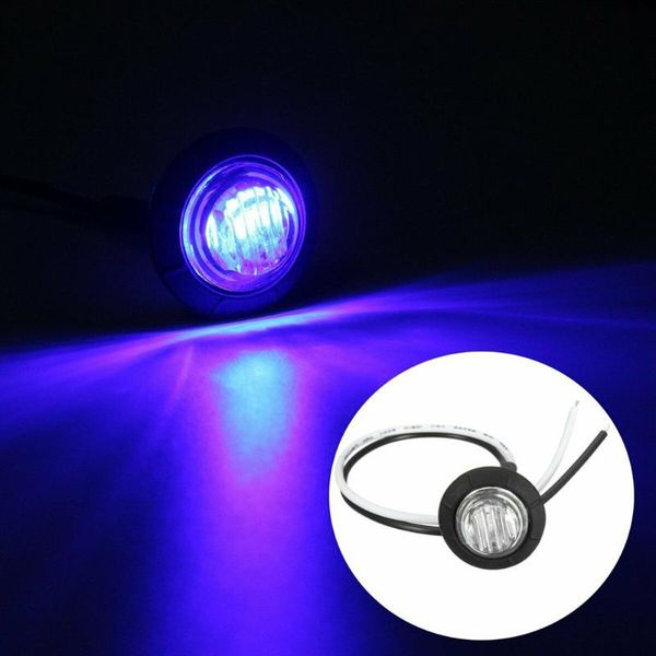 

emergency lights lamp marker led round mini rear side truck waterproof 12v 1w