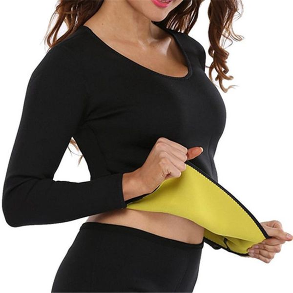 

women's shapers neoprene vest sweat sauna effect slimming tank abdomen fat burning shaperwear tummy control shirt corset weight loss, Black;white