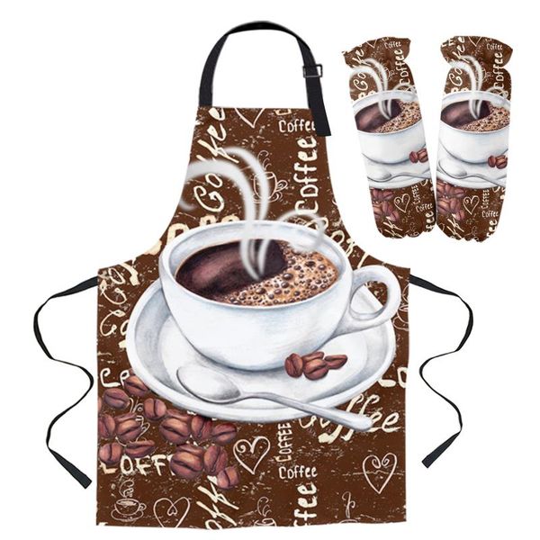 

aprons vintage style coffee beans sugar apron kitchen baking accessories for women cooking