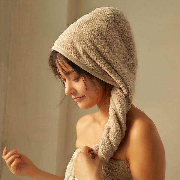 

towel ladies shower bathroom cotton hair bath