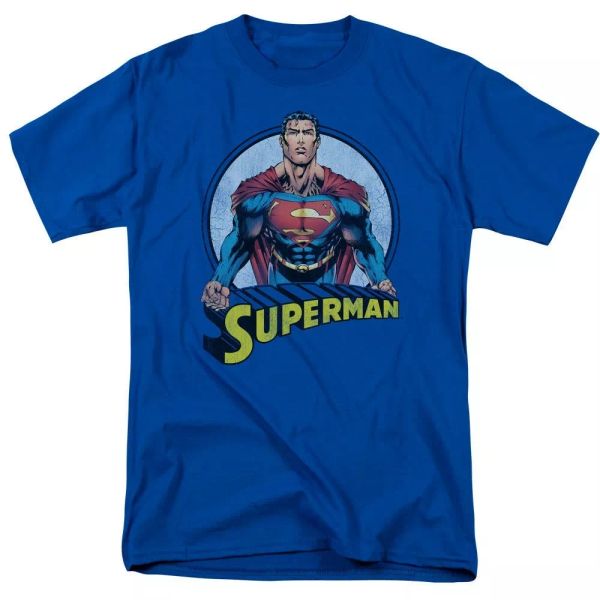 

superman flying high again t-shirt dc comics sizes s-3x new, White;black