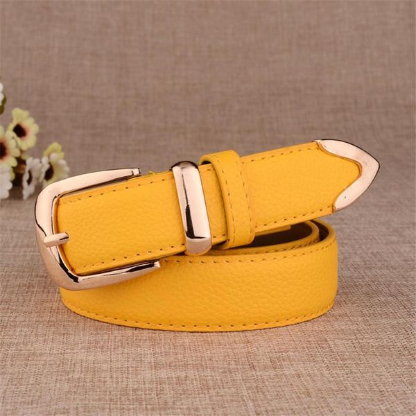 

belts women's belt luxury designer brand alloy buckle tail fashion imitation leather versatile jeans dress multicolor options, Black;brown