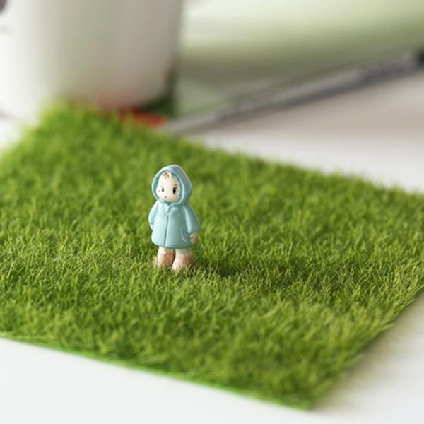 

decorative flowers & wreaths mat artificial lawn grass rug pvc micro landscaping swimming pool 2pcs