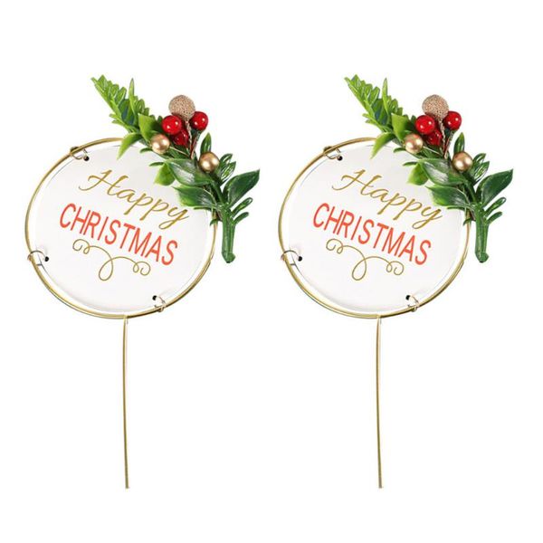 

other festive & party supplies 2 sets christmas cake er iron wreath ornaments