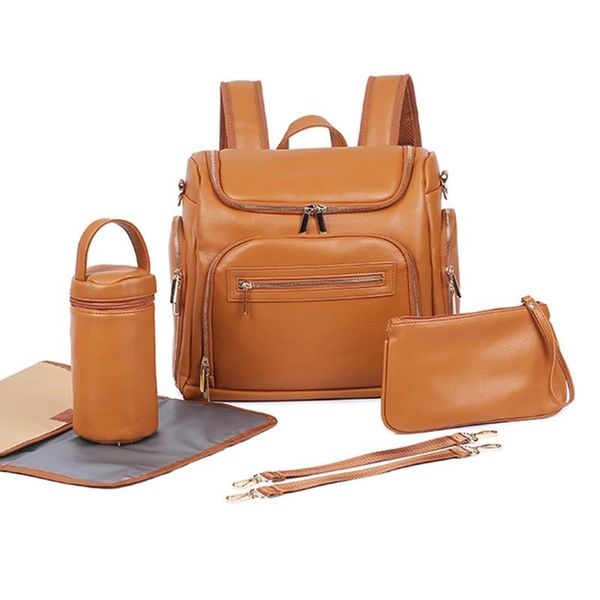 

diaper bags pu leather baby bag backpack large capacity high grade mummy maternity nappy stroller storage nursing