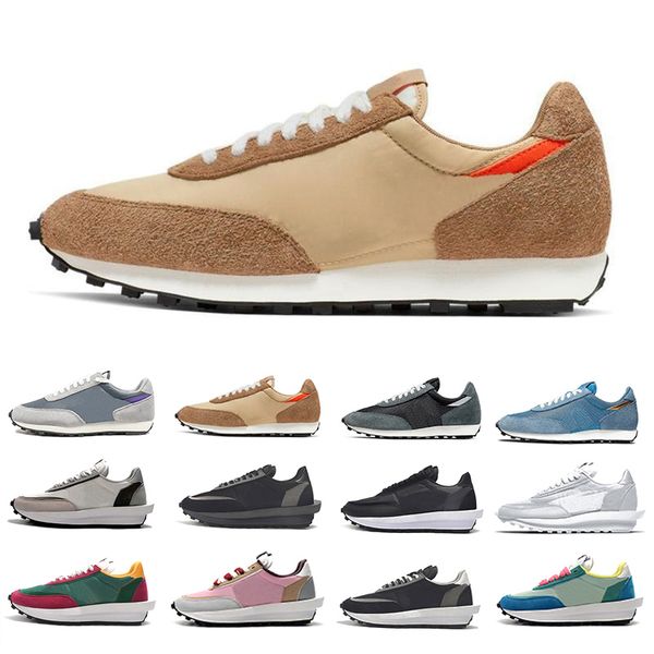 

white nylon vaporwaffle mens women running shoes triple black ldv waffle wolf grey hyper grape pine green sports trainers sneakers