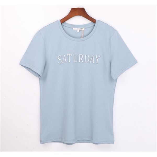 

women's t-shirt lady cotton women short sleeve summer embossing letter print tee shirt female loose t shirts 7l3q, White