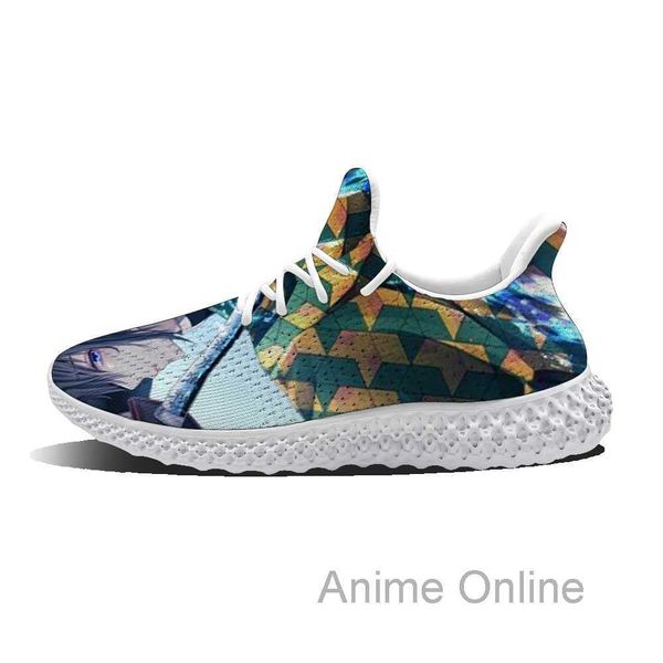 

spring tomioka giyuu fresh pattern outdoor jogging shoes