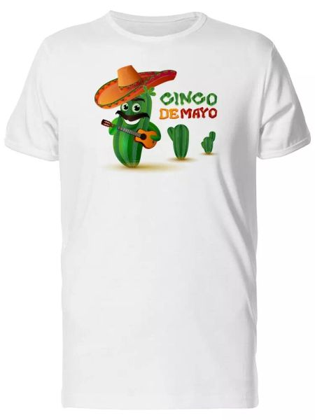 

cinco de mayo three cactus men's tee -image by shutterstock, White;black