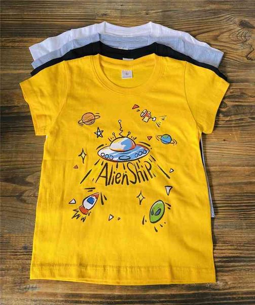 

cartoon summer childrens clothing boys short sleeve t shirt kids sweatshirt childs cotton clothes shirts, Blue