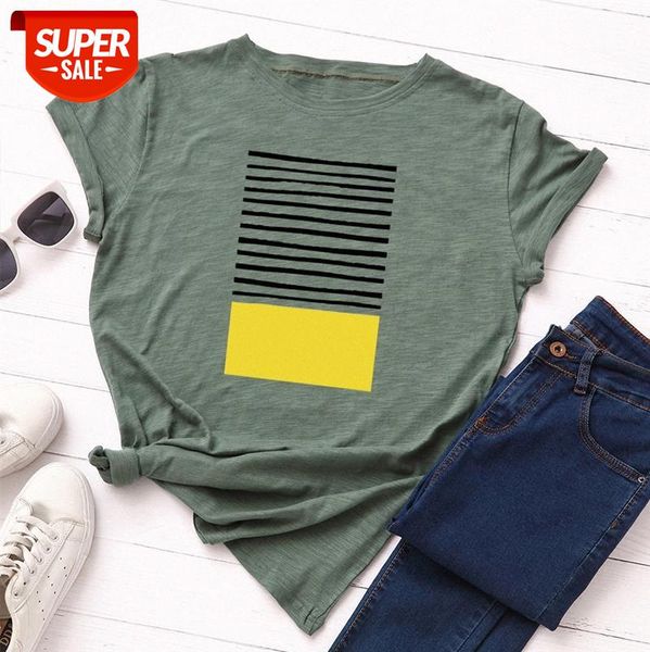 

women's loose round neck short-sleeved cotton t-shirt t94 #a32m, White