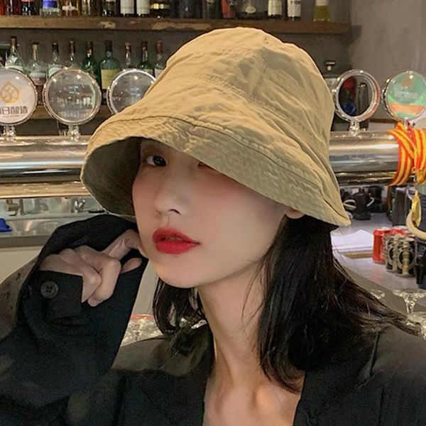 

wide brim hats 65% dropsolid color warped edge travel hat women elastic uv protection sun fashion accessories, Blue;gray