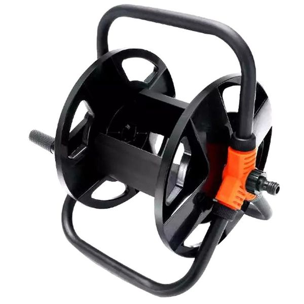 

portable garden hoses reel pipe storage cart exclude winding tool rack bags