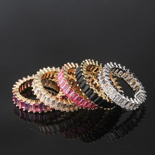 

gold copper cubic zirconia dense inlay rings for women fashion cute jewelry for women gift open adjustable live rings, Silver
