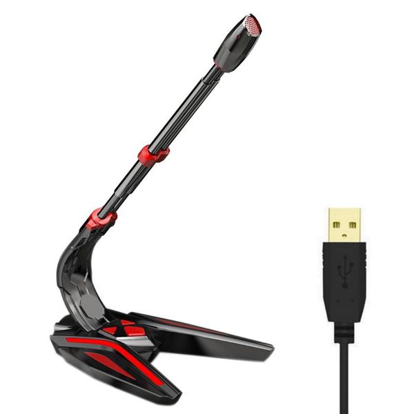 

gaming noise-canceling mic for youtube twitter live ktv red microphones