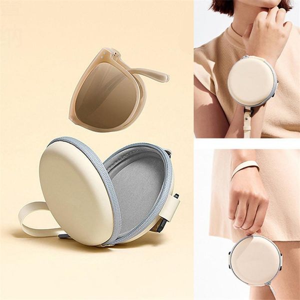 

sunglasses 2021 foldable men's women vintage eyewear male portable sun glasses female sunshades oculos uv400, White;black