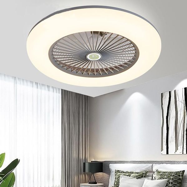 Deckenventilatoren, modernes weißes Fan-Licht, Fernbedienung, Lampe, elektrisch, unsichtbar, Lampara, Ventilador, Techo, Innenbeleuchtung, EI50FL