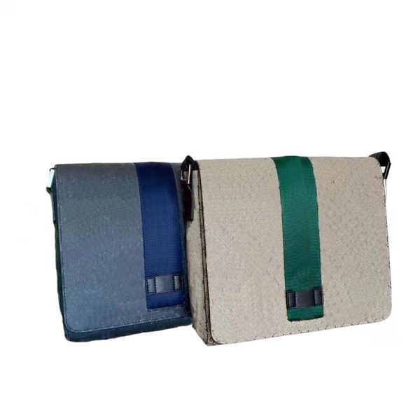

bag men's genuine leather handbag shoulder print designer bags contrast color messenger handbags boys men