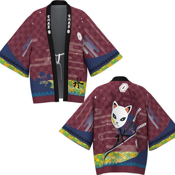 

gym clothing 2021 cosplay costumes haori kimono coat bathrobe cloak japanese anime child cos apparel christmas halloween gift, White;black