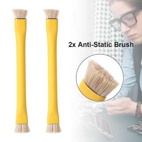 

2x safe motherboard cleaning tools circuit board rework brush for electronic repair cell phone repairing