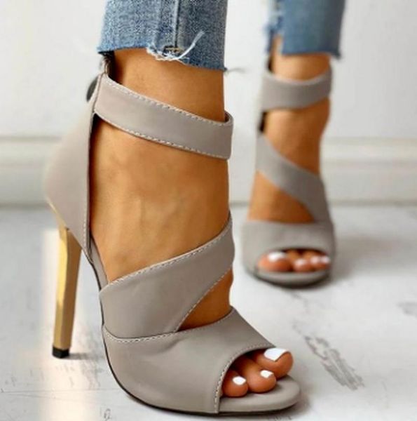 

sandals office women summer party sandalias mujer sapato feminino slides fashion casual peep high heels pumps shoes woman sa0649, Black