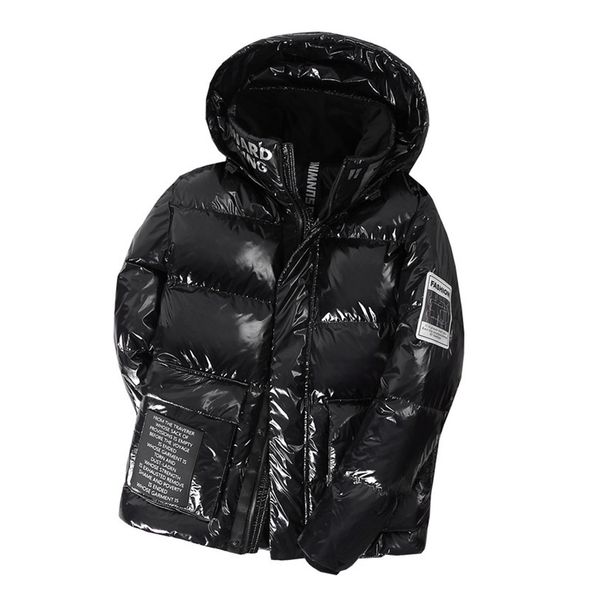 

new winter leisure fashion br firefighter thick warm and windproof men's down cotton et, Black