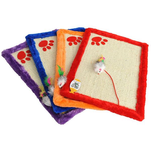 

cat beds & furniture autumn and winter warm sisal mat sleeping cusion blanket with plush litter pet dog