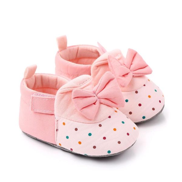 

autumn winter warm born baby girl shoes pink bow princess first walkers cotton soft sole infant toddler girls crib