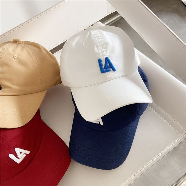 

hat women's net red face small soft baseball designer letter embroidered cap summer sun, Blue;gray